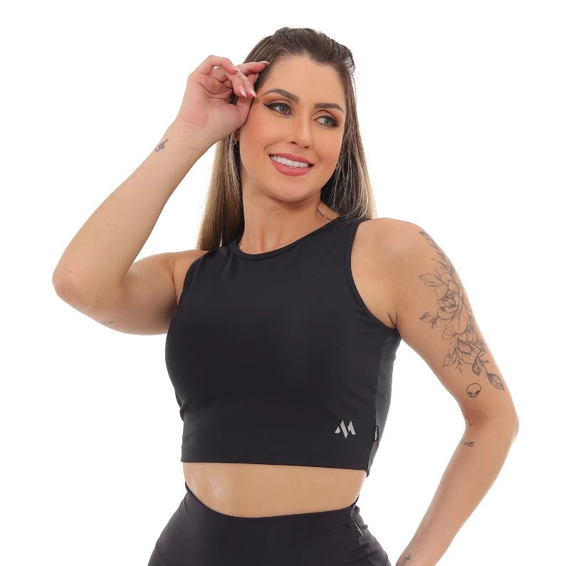 CROPPED REGATA BLACKOUT BLACK