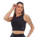 CROPPED REGATA BLACKOUT BLACK